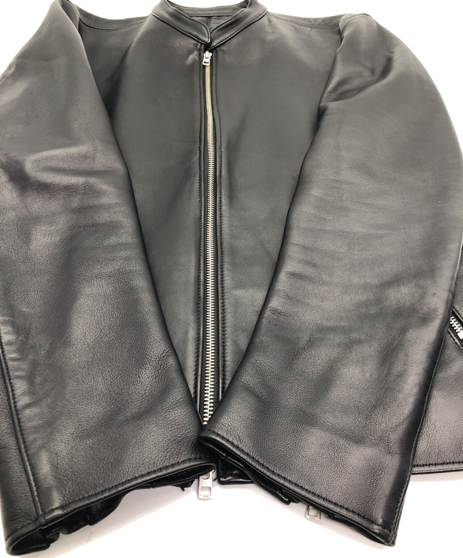 LIDNM　リドム　レザージャケット　新品未使用　サイズL　2018年モデル 中古・古着通販】LIDNM (リドム) レザーライダースジャケット ブラック