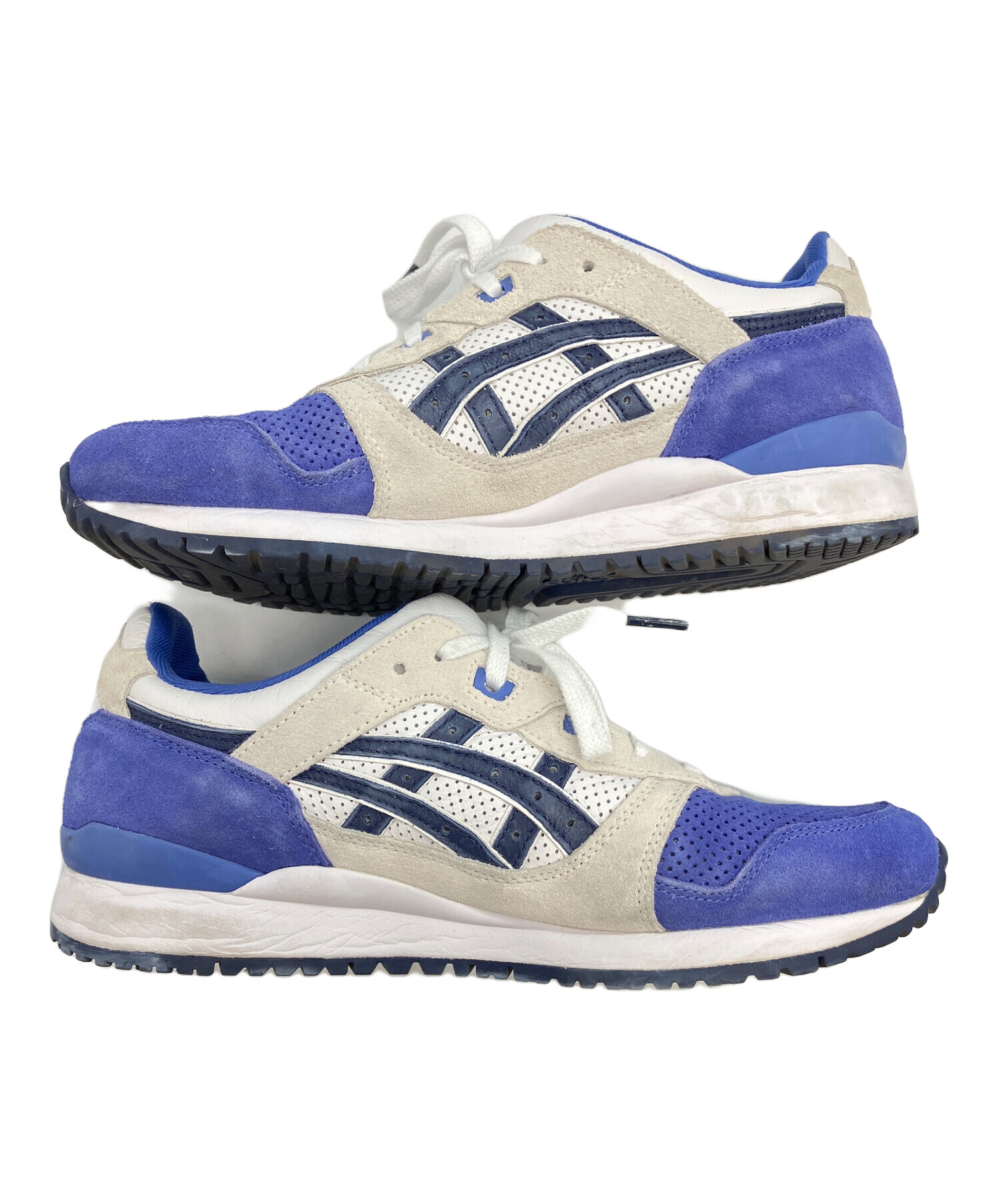 中古・古着通販】asics (アシックス) スニーカー ホワイト×ブルー