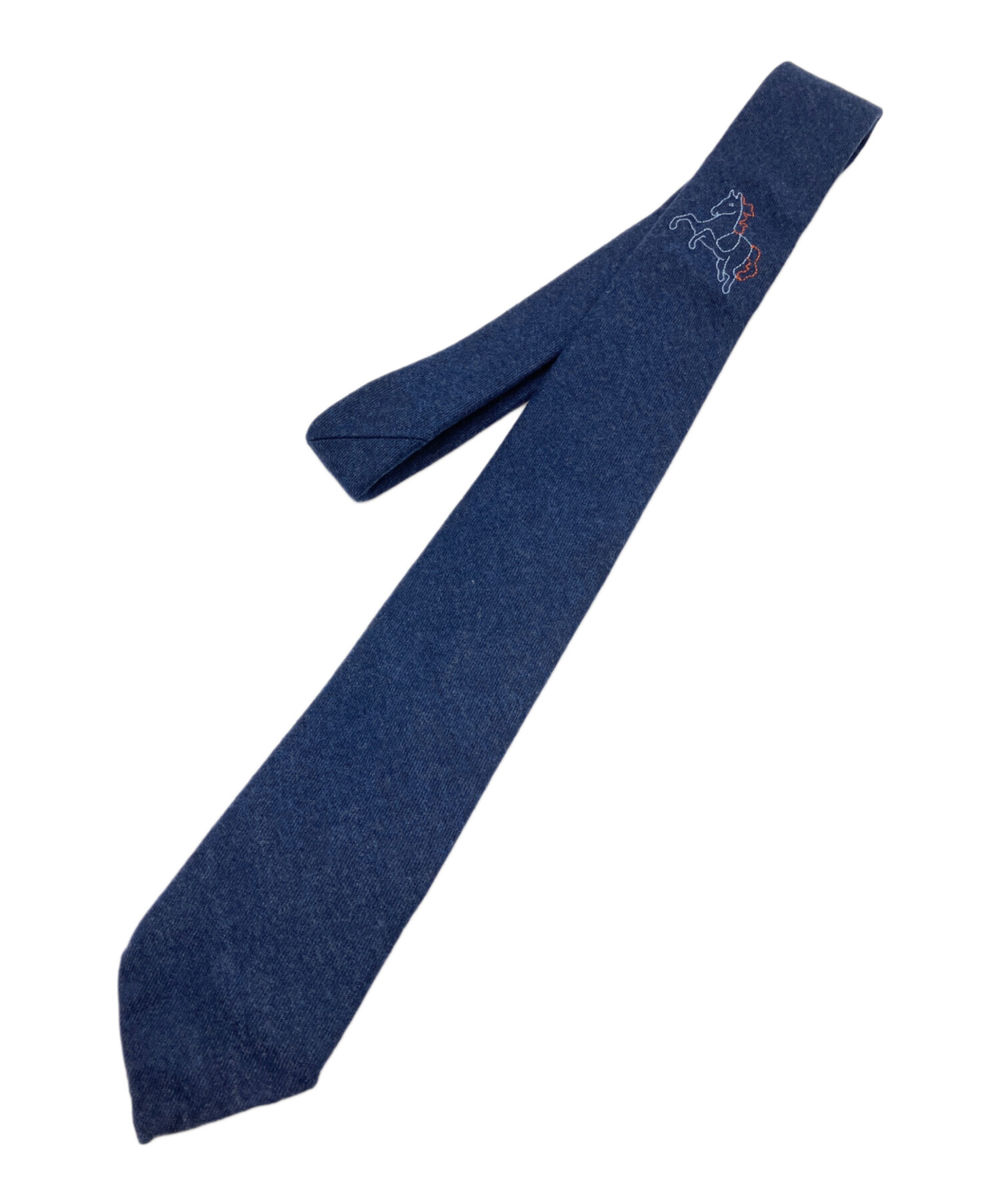 HERMES ブルーネクタイ 未使用 中古・古着通販】HERMES (エルメス) ネクタイ ブルー サイズ