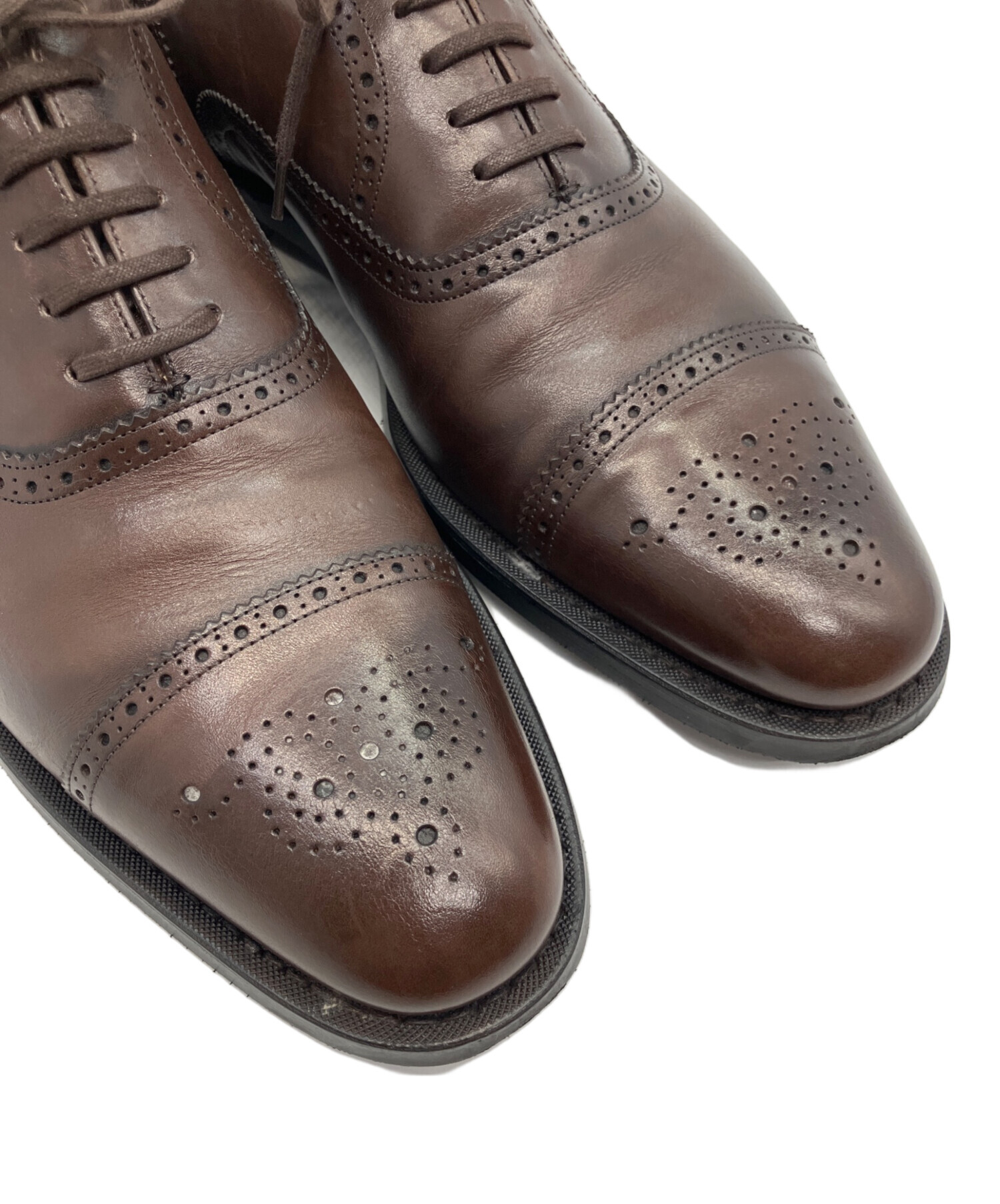 Church’s ダークブラウン レザー ドレスシューズ 中古・古着通販】CHURCH'S (チャーチ) ENMOR レザーシューズ ブラウン