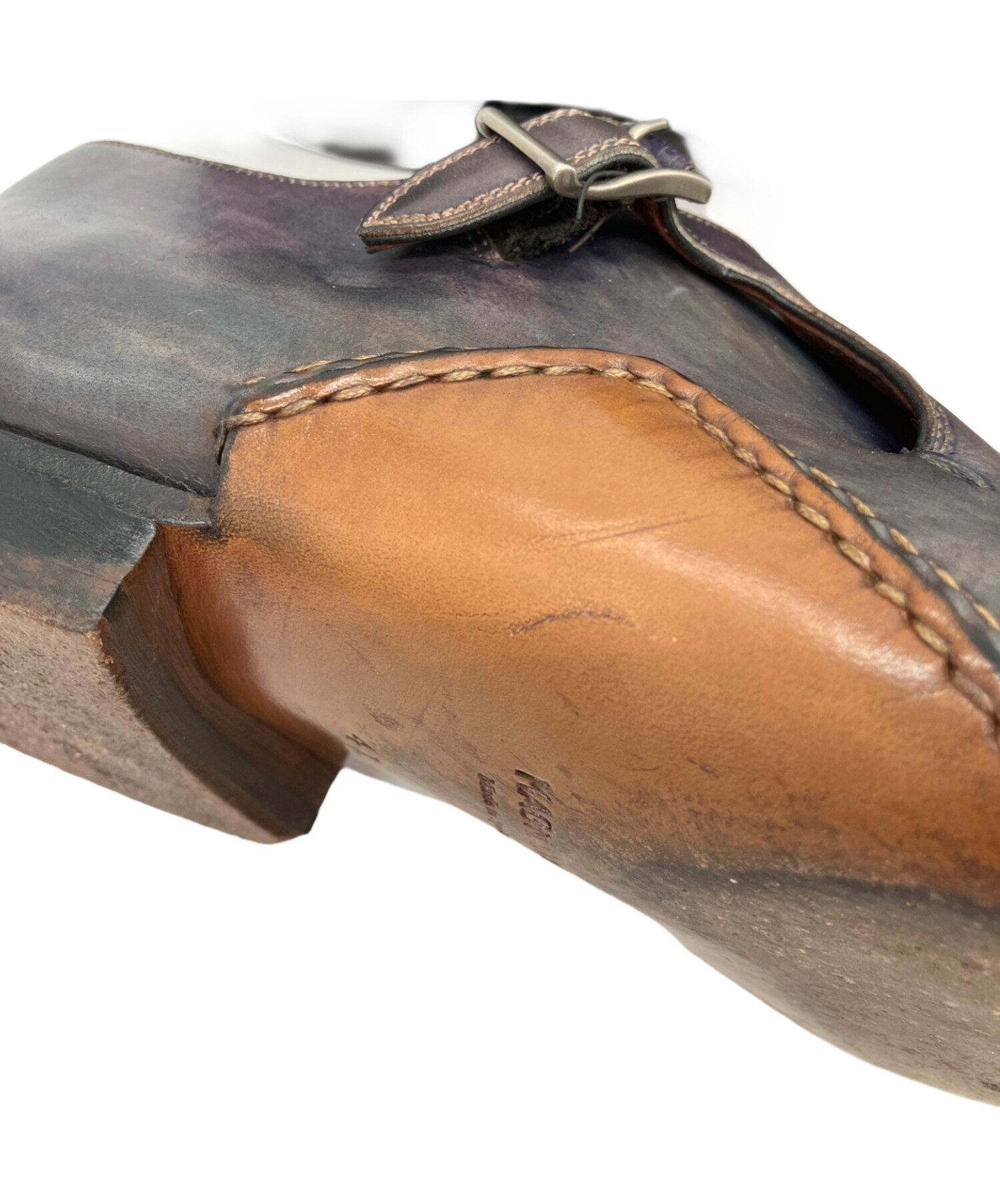 中古・古着通販】MAGNANNI (マグナーニ) ダブルモンクシューズ
