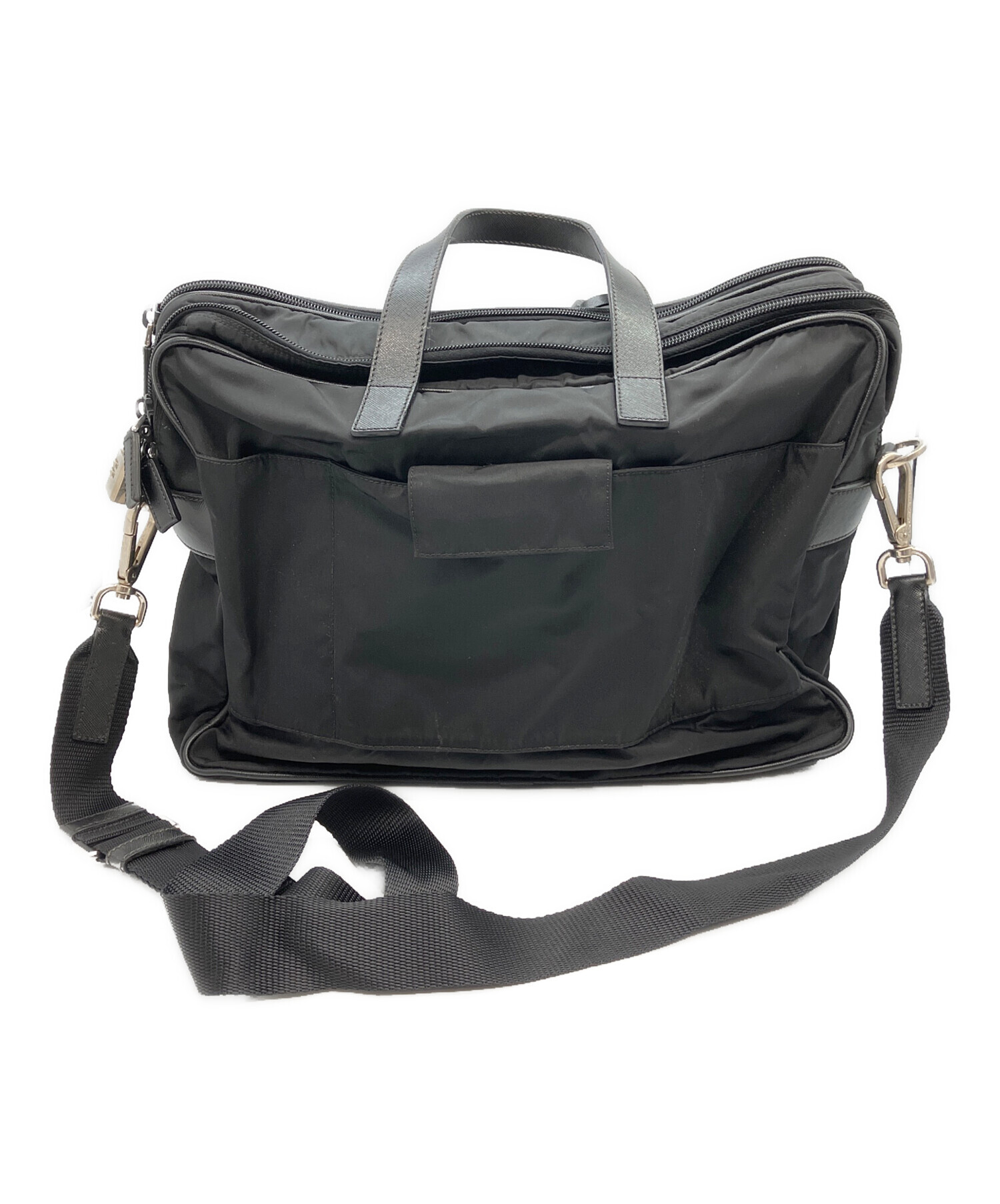 中古・古着通販】PRADA (プラダ) ブリーフケース ブラック｜ブランド