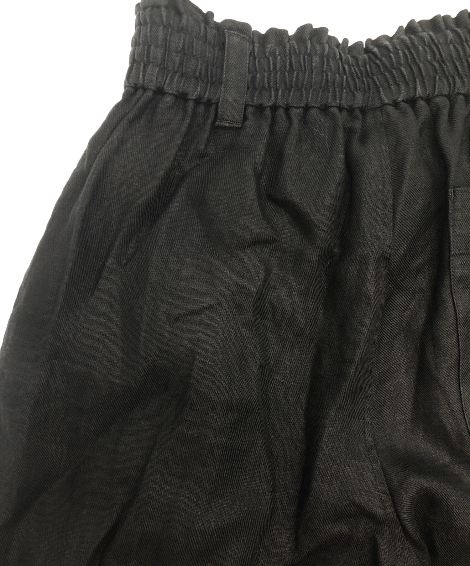 中古・古着通販】HYKE (ハイク) ワイドパンツ ブラック サイズ:SIZE 2