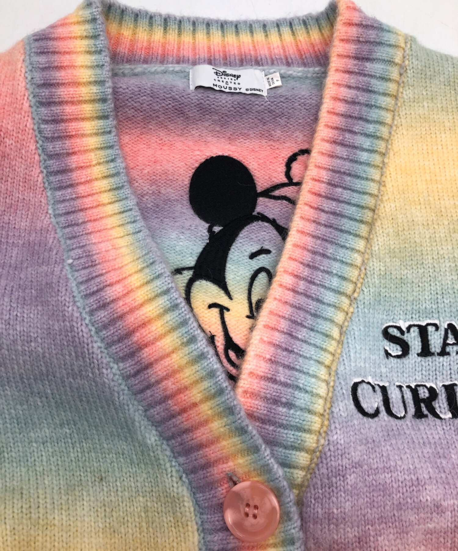 MOUSSY Disney ニットカーディガン MD PUFF SLEEVES ニットカーディガン（カーディガン/ボレロ）｜Disney