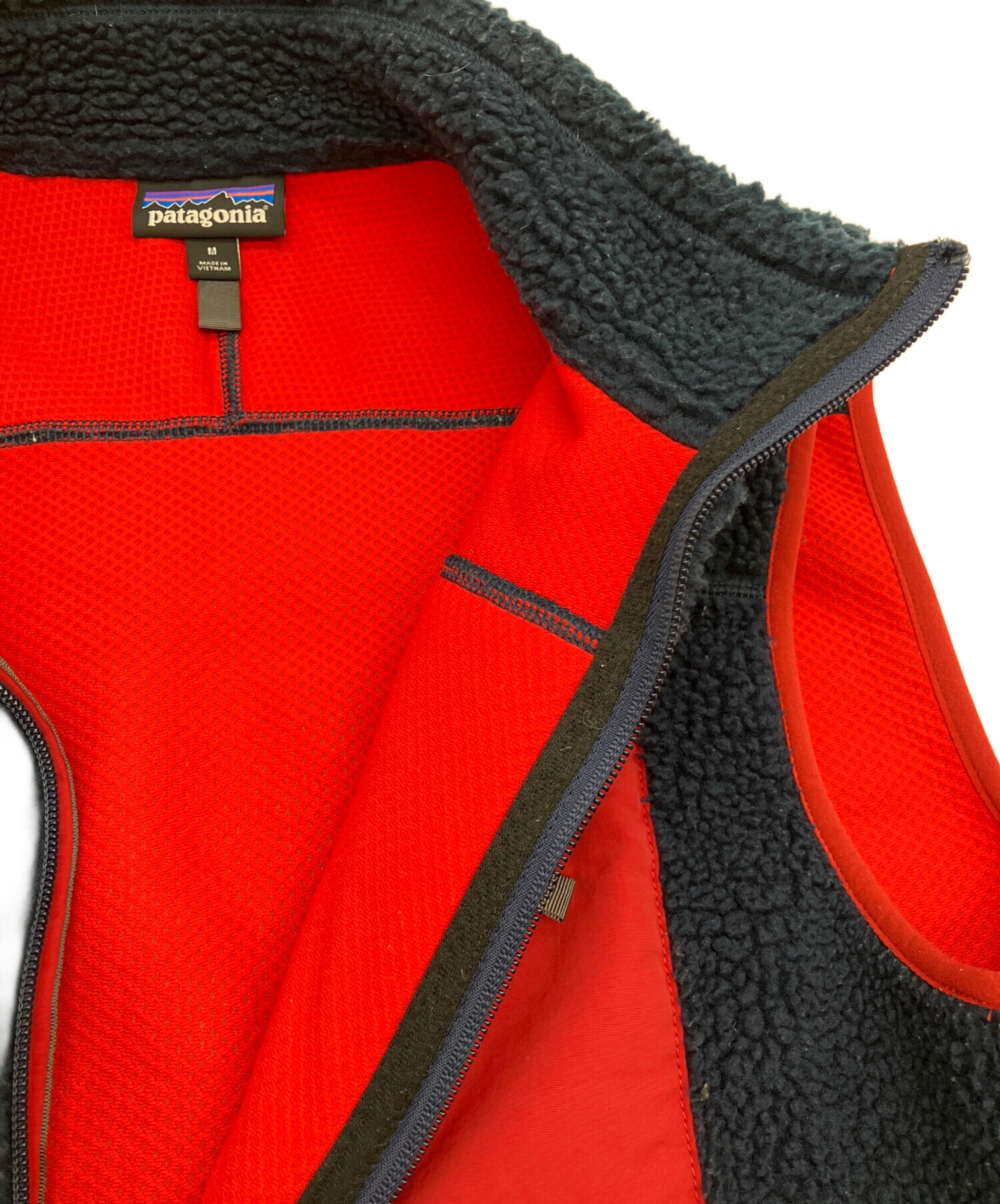 中古・古着通販】Patagonia (パタゴニア) フリースベスト ネイビー