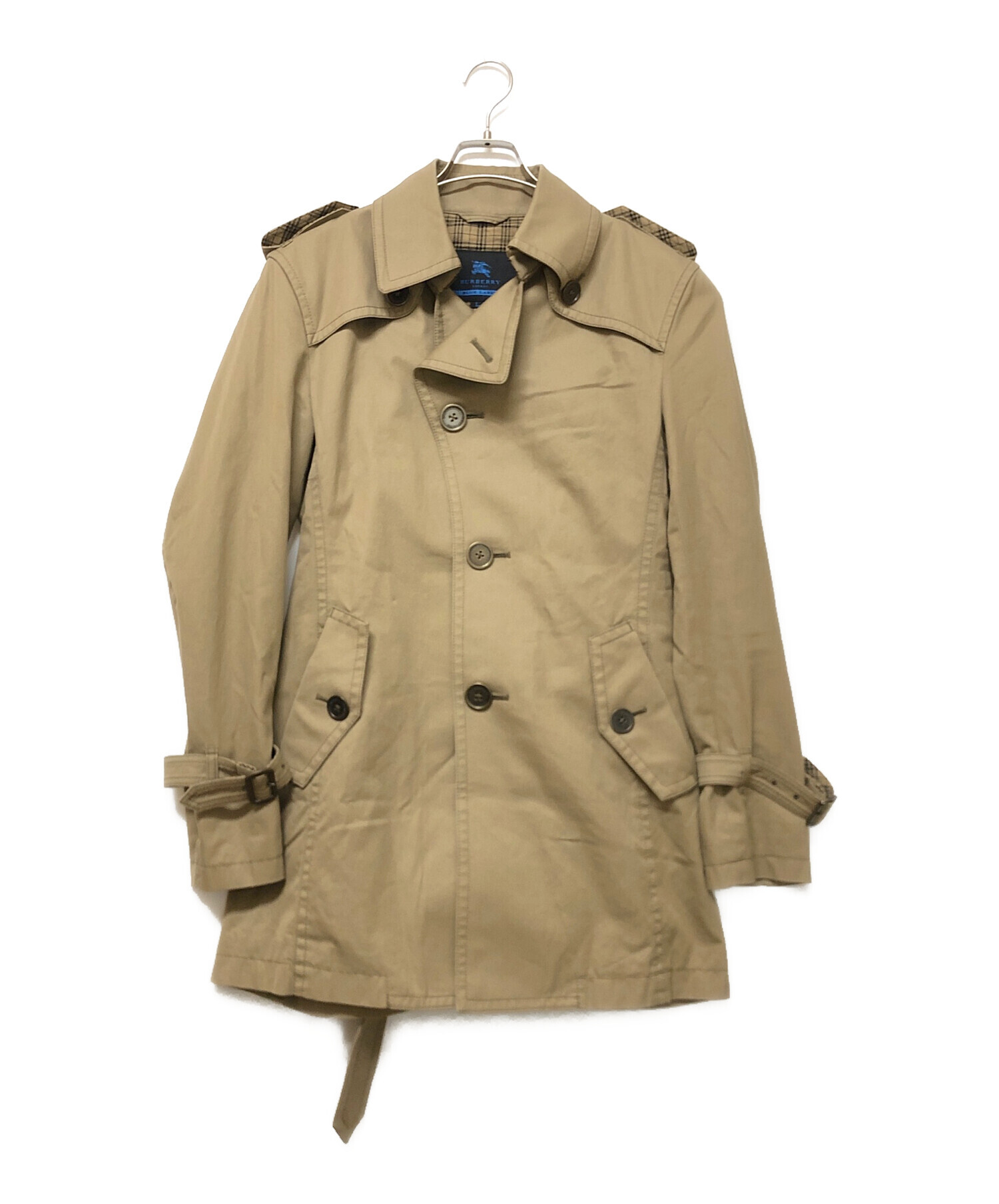 BURBERRY BLUE LABEL トレンチコート ベージュ　40サイズ バーバリーブルーレーベル トレンチコート 【公式通販】