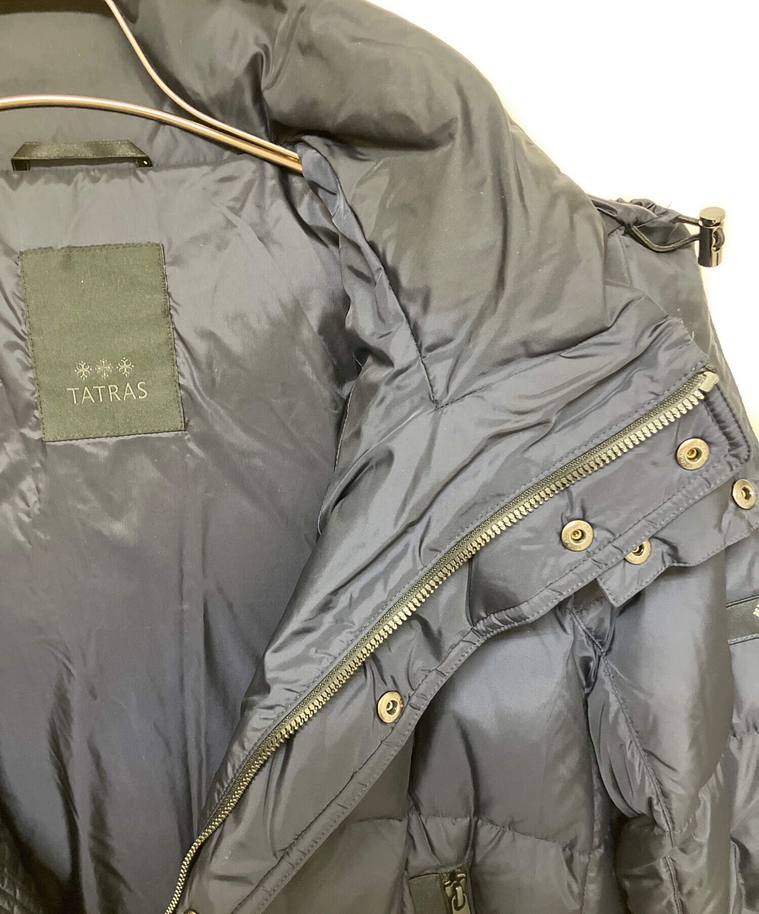 中古・古着通販】TATRAS (タトラス) ダウンジャケット ネイビー サイズ 中古・古着通販】TATRAS (タトラス) ダウンジャケット ネイビー サイズ