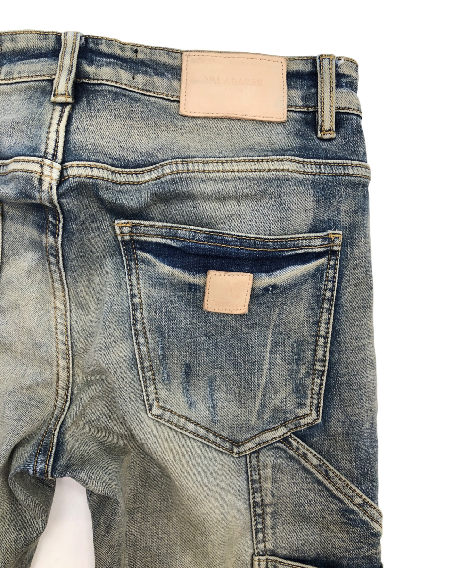 中古・古着通販】VALABASAS (バラバサス) デニムパンツ ブルー サイズ