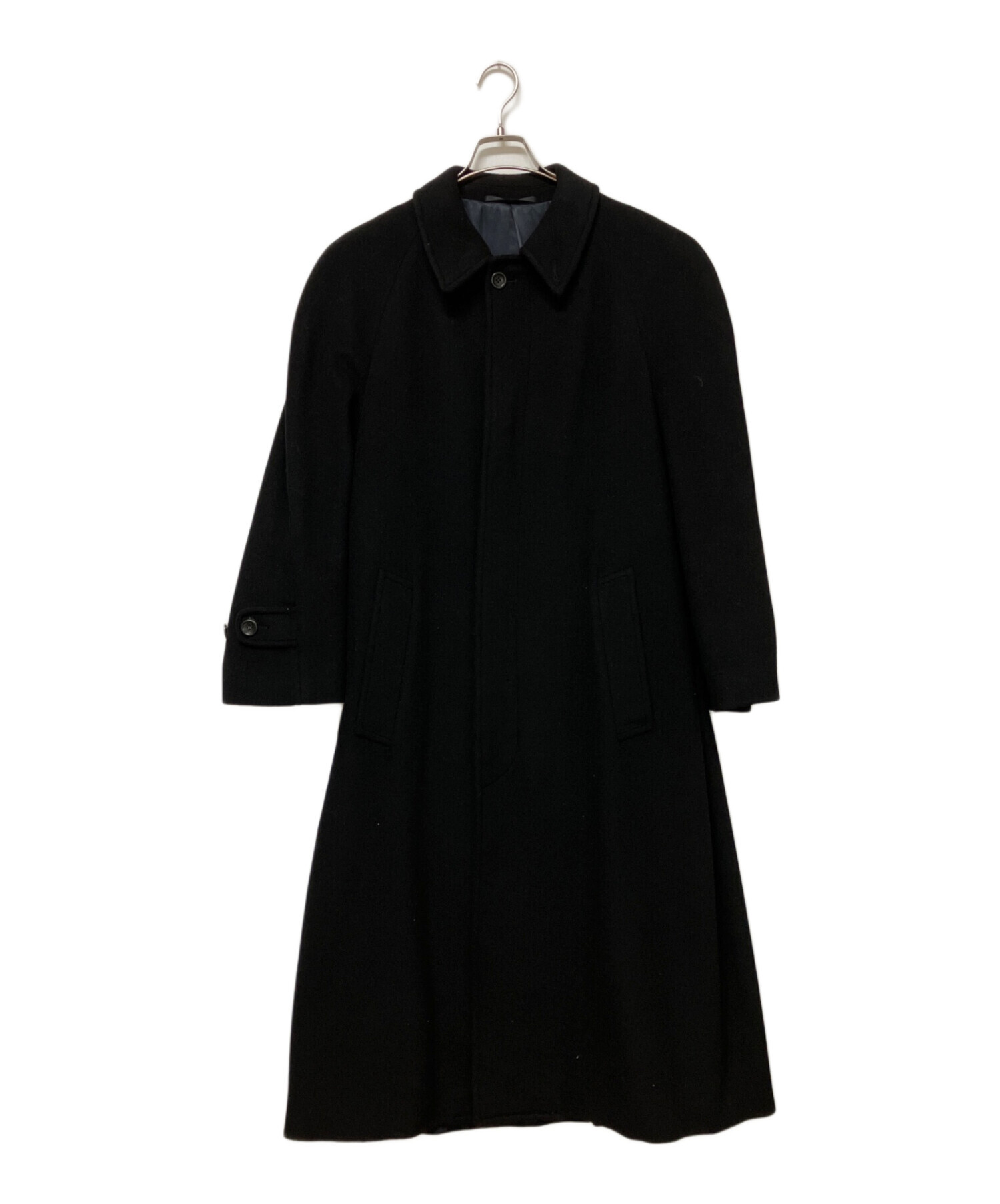 ARMANI COLLEZIONI 黒　コート　ロング　42 ARMANI COLLEZIONI - アルマーニ コレッツォーニ ARMANI COLLEZIONI