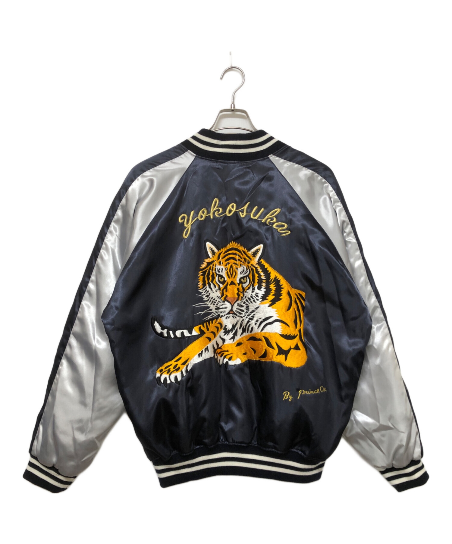 プリンス商会スカジャン 中古・古着通販】Prince Co (プリンス商会) スカジャン ネイビー