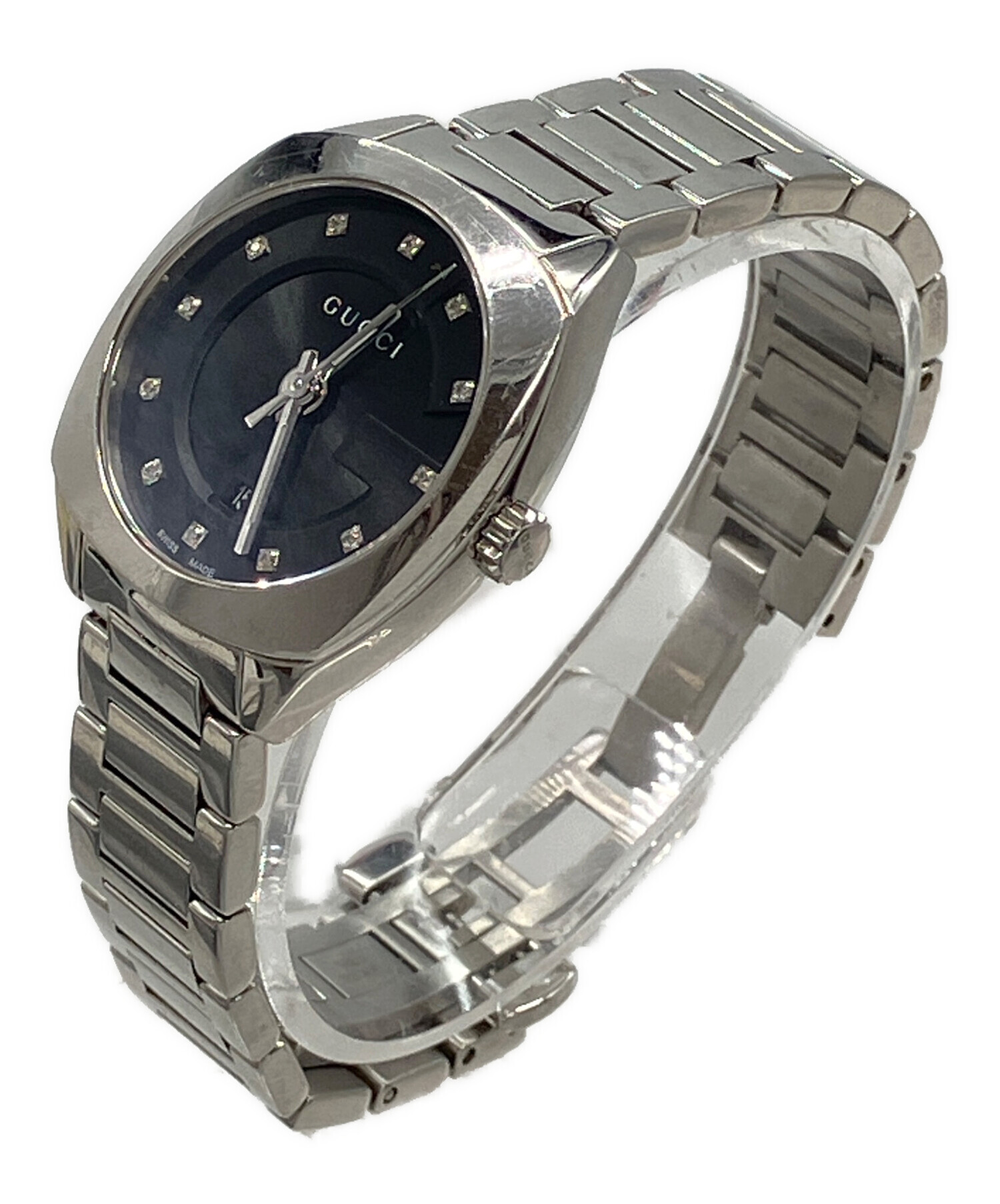 中古・古着通販】GUCCI (グッチ) リストウォッチ ブラック｜ブランド