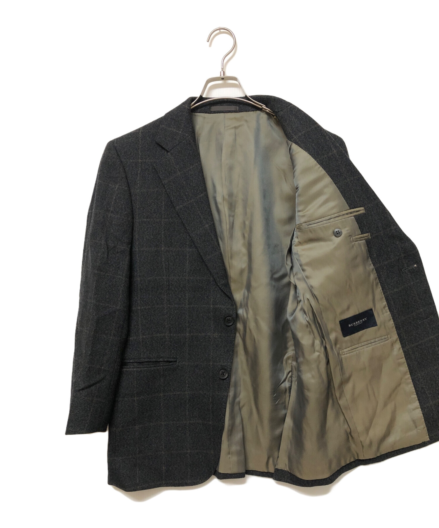 バーバリーロンドン テーラードジャケット ノバチェック ビジネス カジュアル 中古・古着通販】BURBERRY LONDON (バーバリーロンドン) テーラード