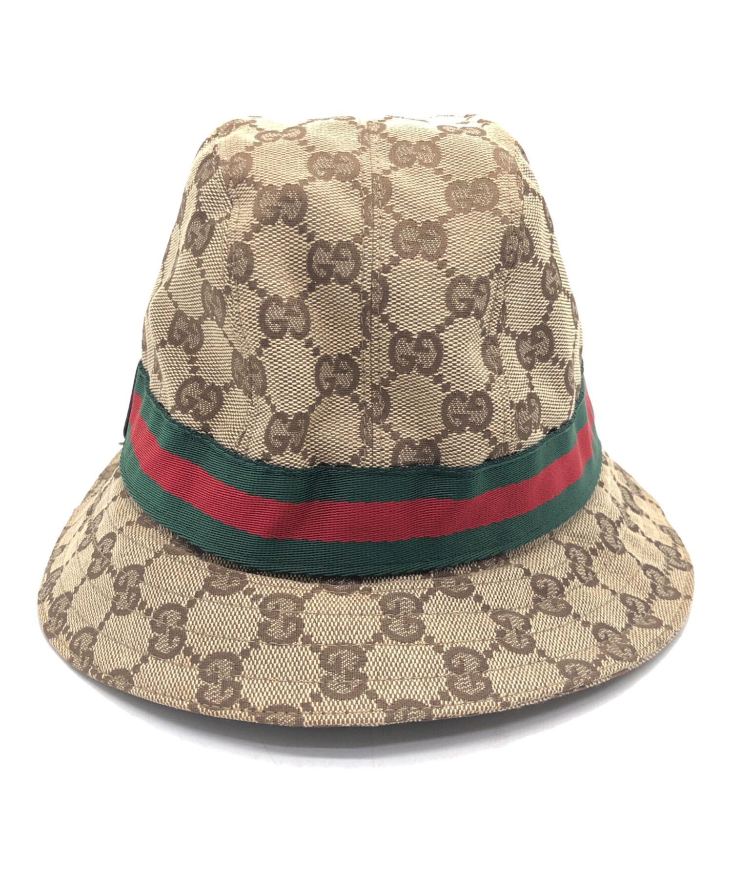 GUCCI グッチ ハット メンズ 【古着】【中古】 中古・古着通販】GUCCI (グッチ) GGキャンバス バケットハット