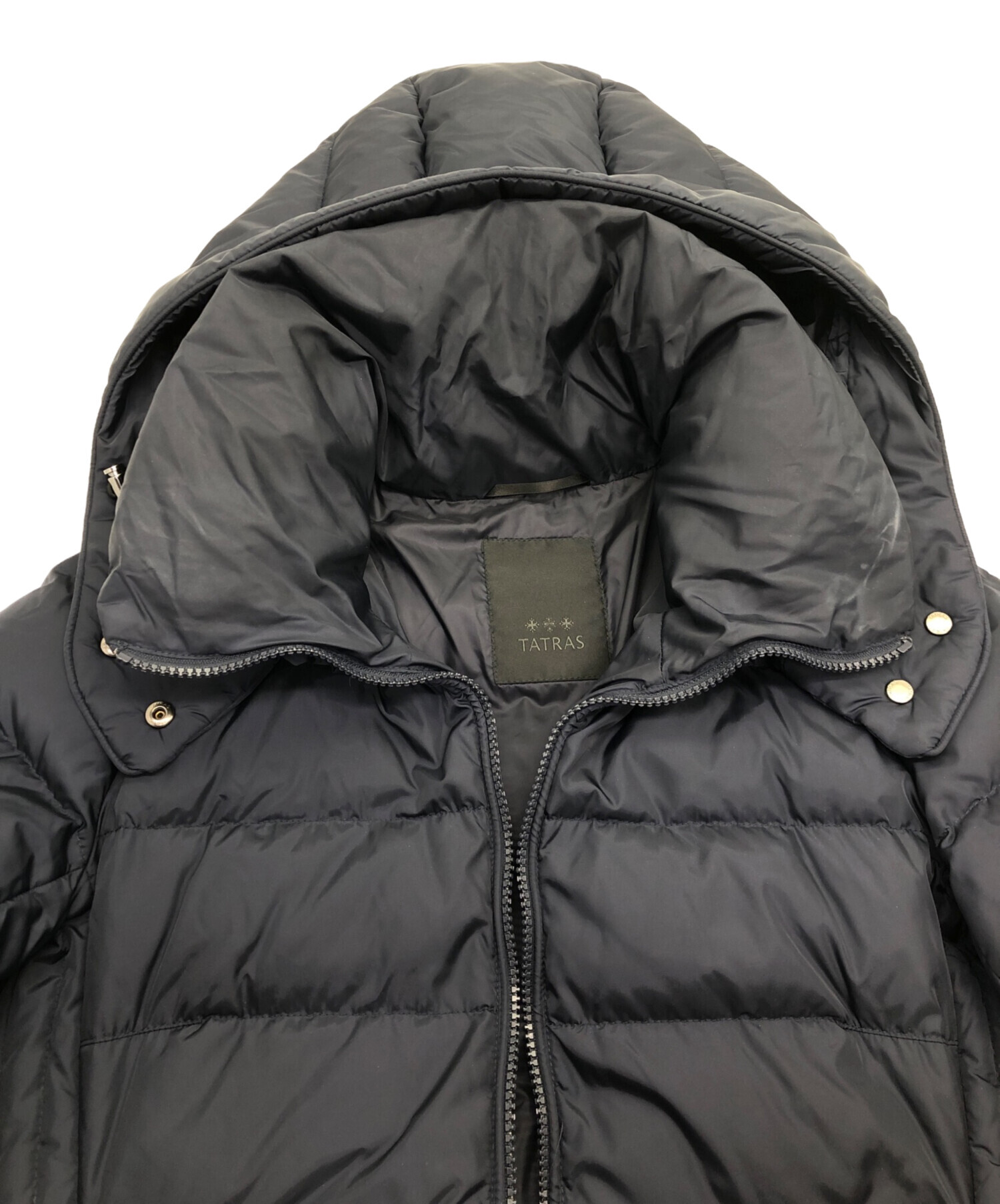 中古・古着通販】TATRAS (タトラス) ポリテアマ ダウンコート ネイビー 