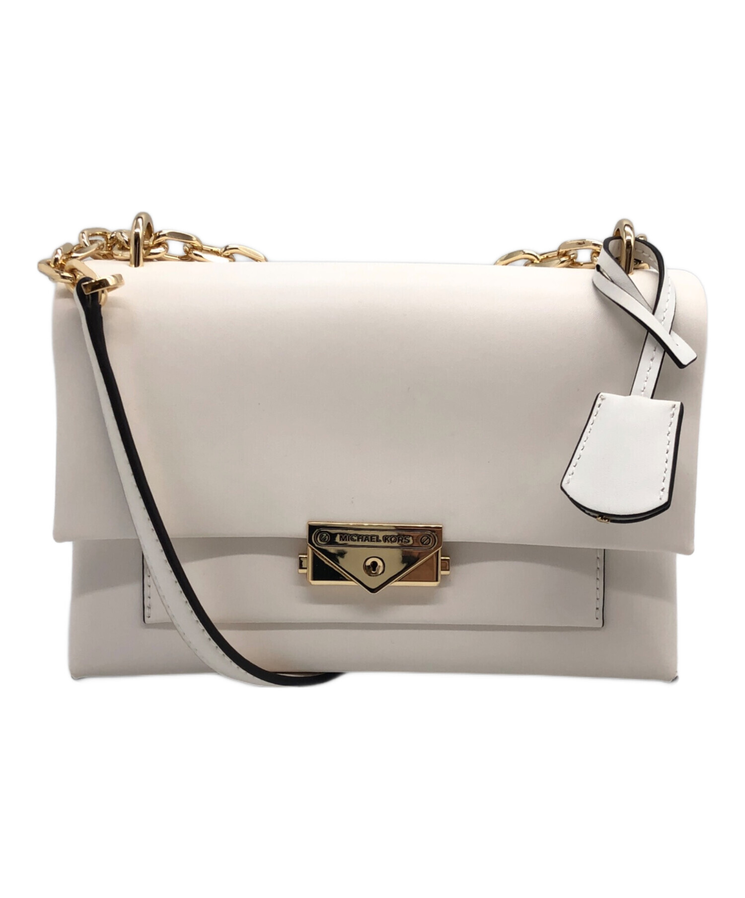 MICHAEL KORS ホワイト ショルダーバッグ 中古・古着通販】MICHAEL KORS (マイケル・コース) ショルダーバッグ