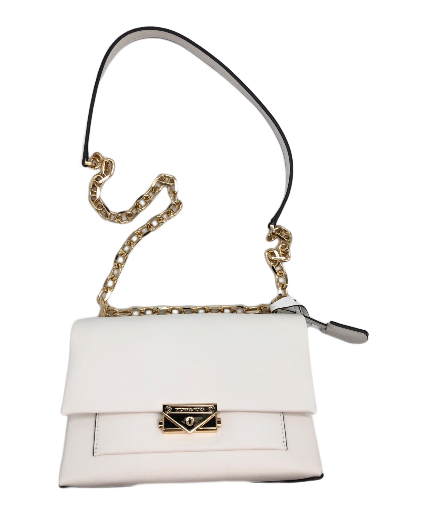 MICHAEL KORS ホワイト ショルダーバッグ 中古・古着通販】MICHAEL KORS (マイケル・コース) ショルダーバッグ