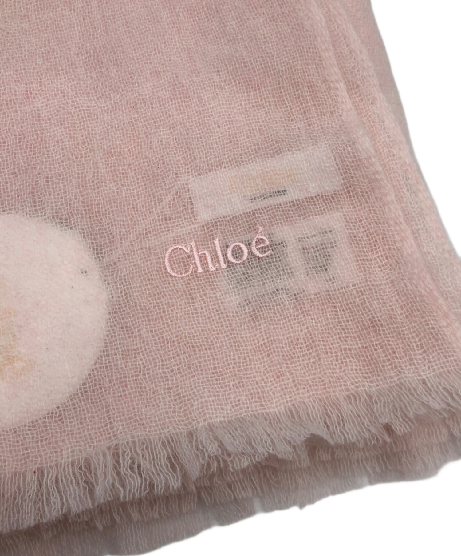 Chloé マフラー 新品同様　2025年モデル 中古・古着通販】Chloe (クロエ) マフラー ピンク｜ブランド・古着通販