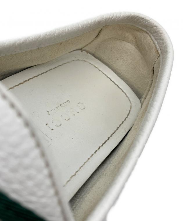 GUCCI ホワイトレザー ドライビングシューズ 中古・古着通販】GUCCI (グッチ) ドライビングシューズ ホワイト