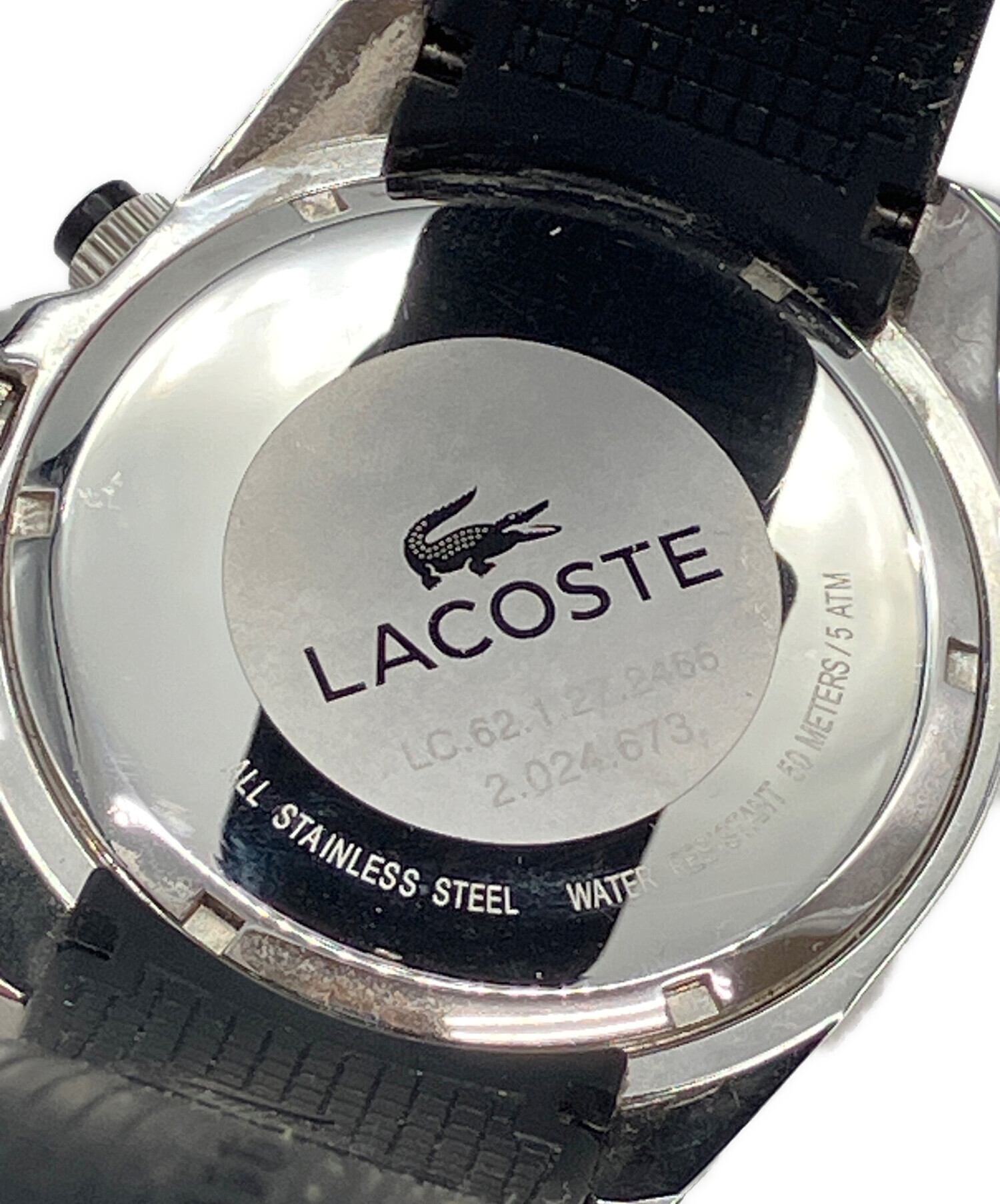 中古・古着通販】LACOSTE (ラコステ) クロノグラフ ブラック｜ブランド