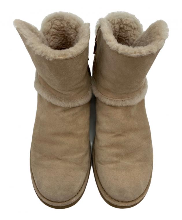 中古・古着通販】UGG (アグ) ショートブーツ ベージュ サイズ:23