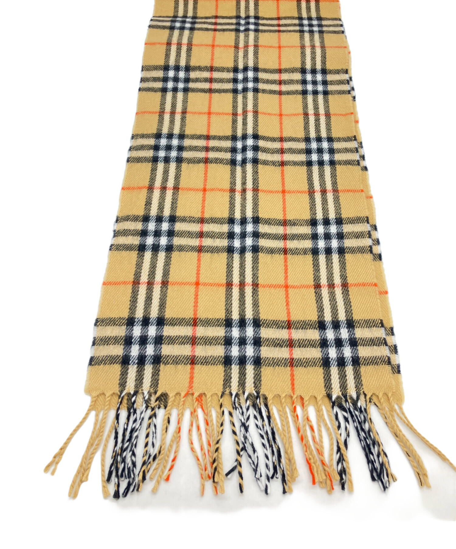 【Burberrys】マフラー 新品未使用 タグ付き ベージュ 中古・古着通販】Burberry's (バーバリー) マフラー ベージュ