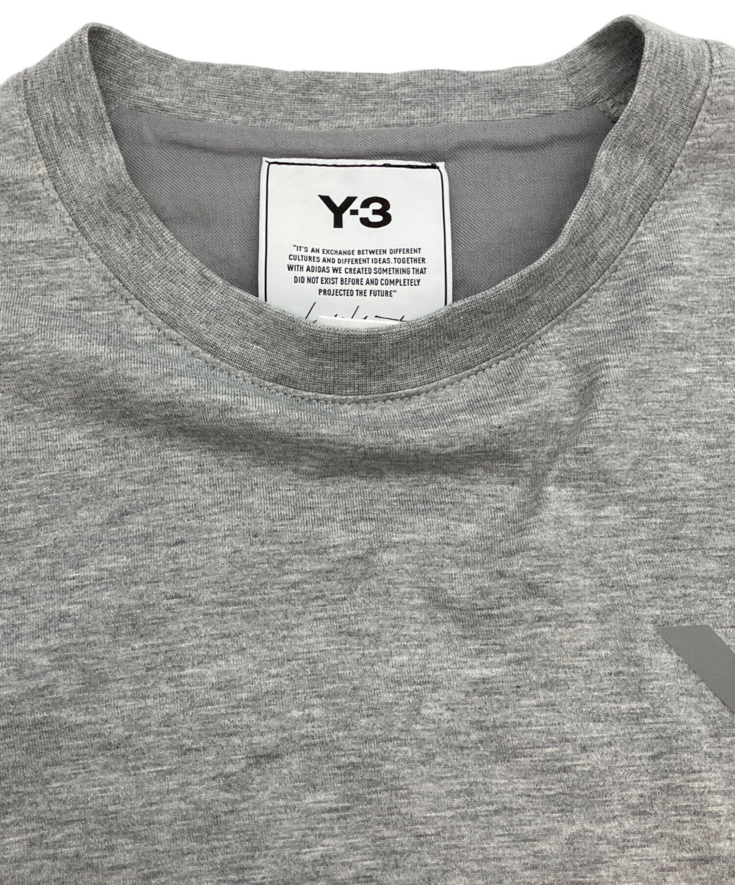中古・古着通販】Y-3 (ワイスリー) CLASSIC CHEST LOGO LS TEE グレー