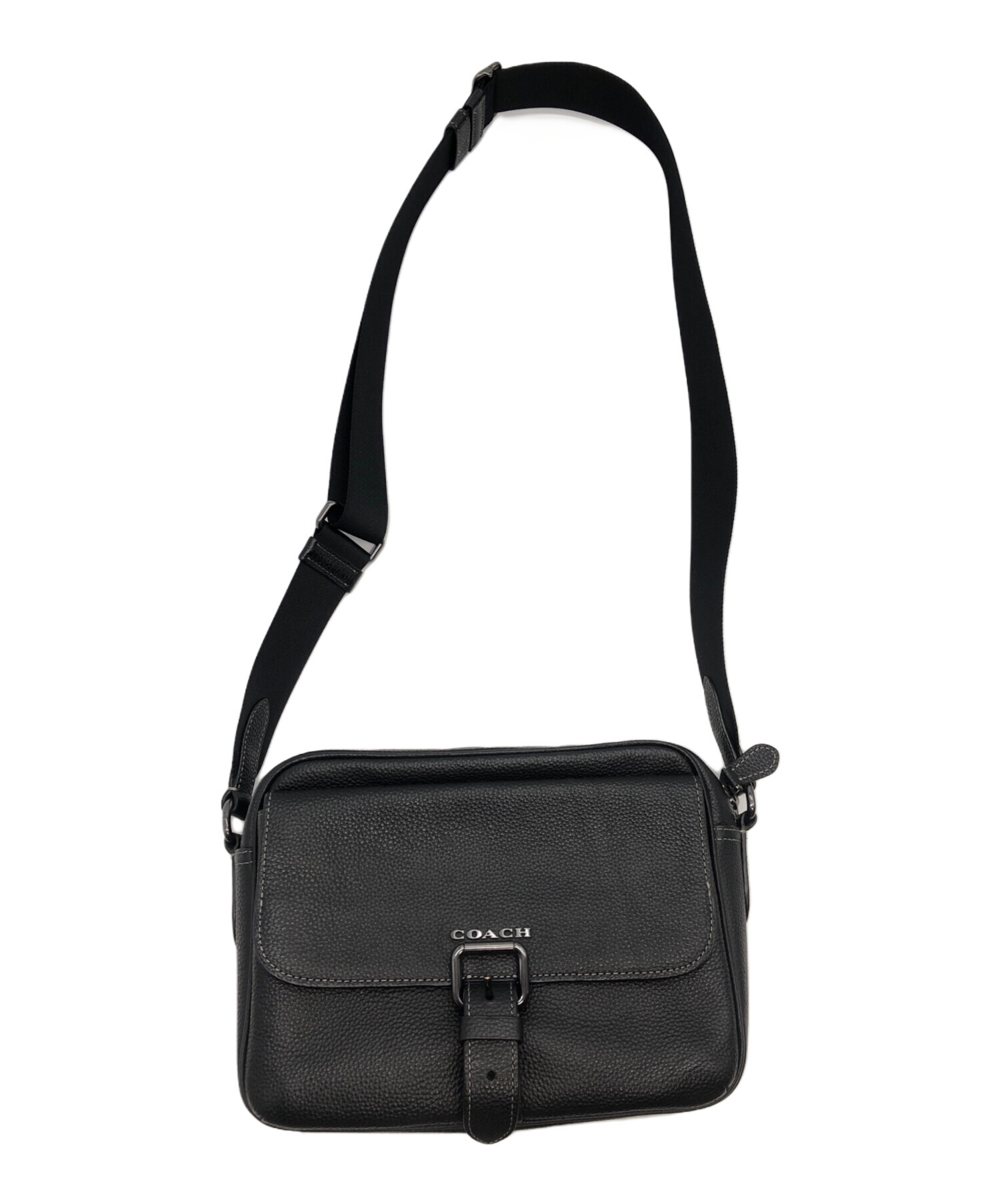 中古・古着通販】COACH (コーチ) ショルダーバッグ ブラック｜ブランド