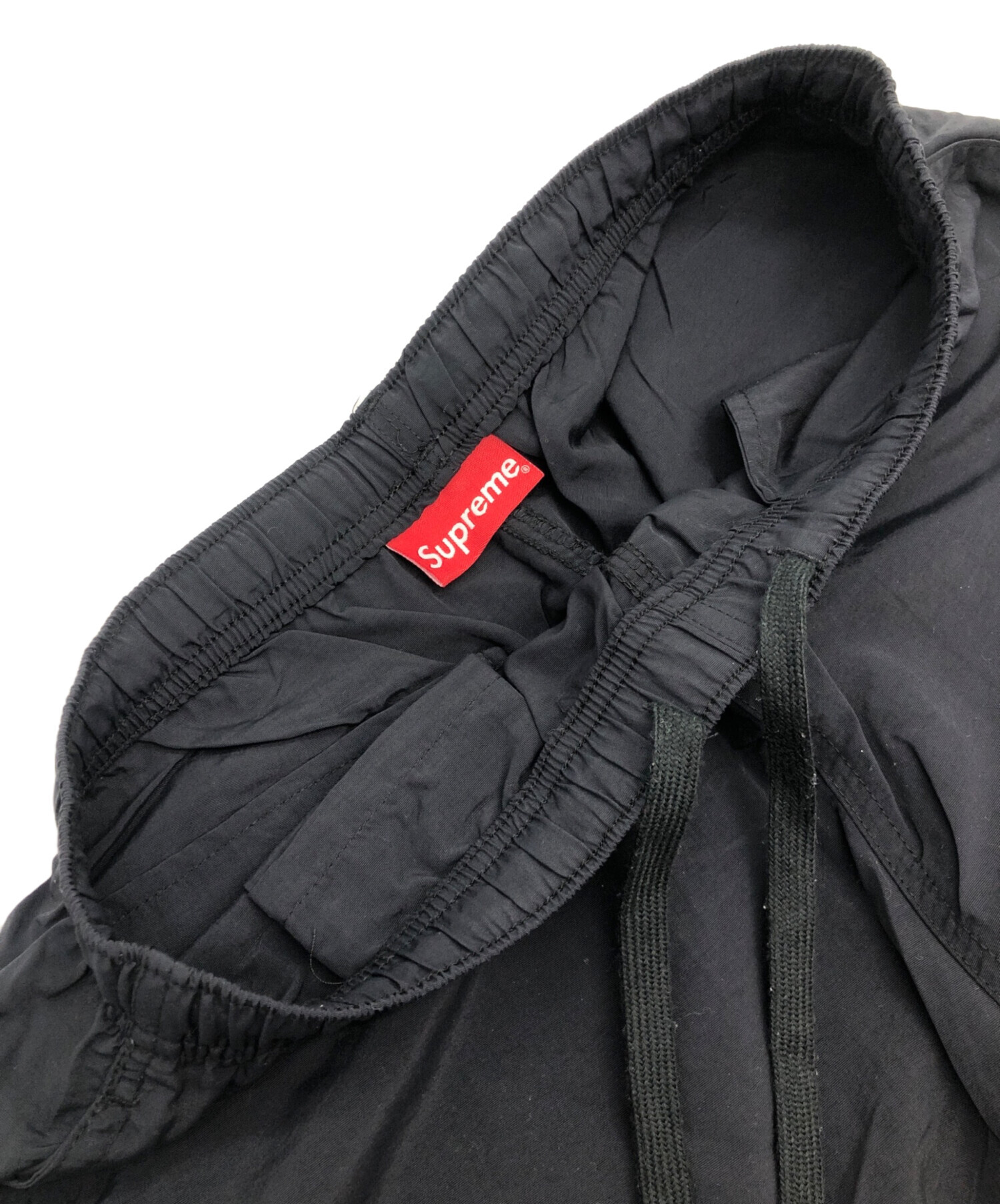 Supreme ナイロンパンツ ブラック 中古・古着通販】SUPREME (シュプリーム) ナイロンパンツ ブラック