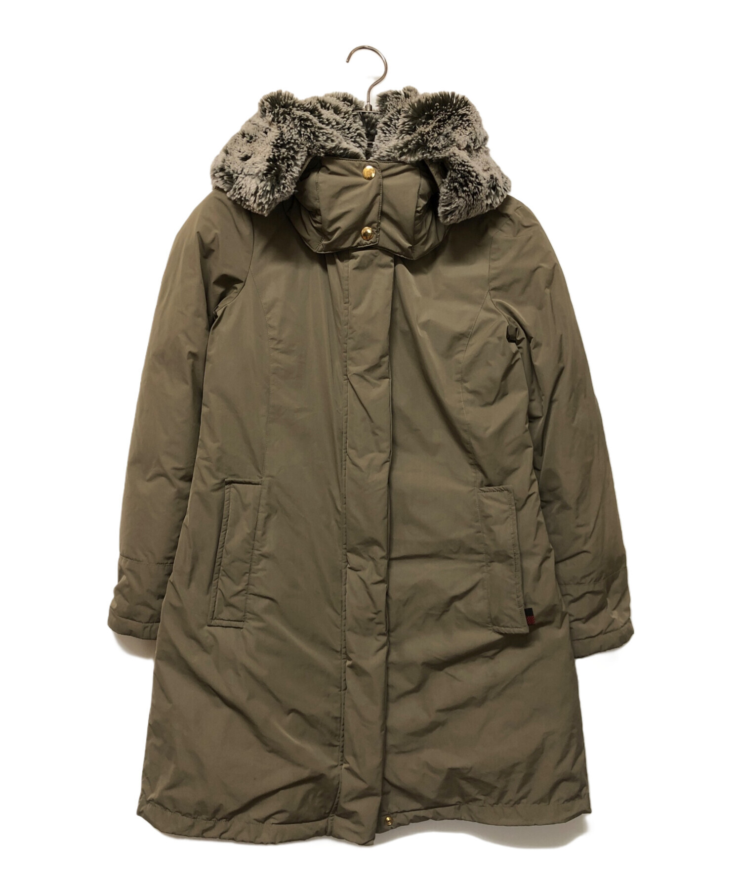中古・古着通販】WOOLRICH (ウールリッチ) ダウンコート カーキ サイズ 