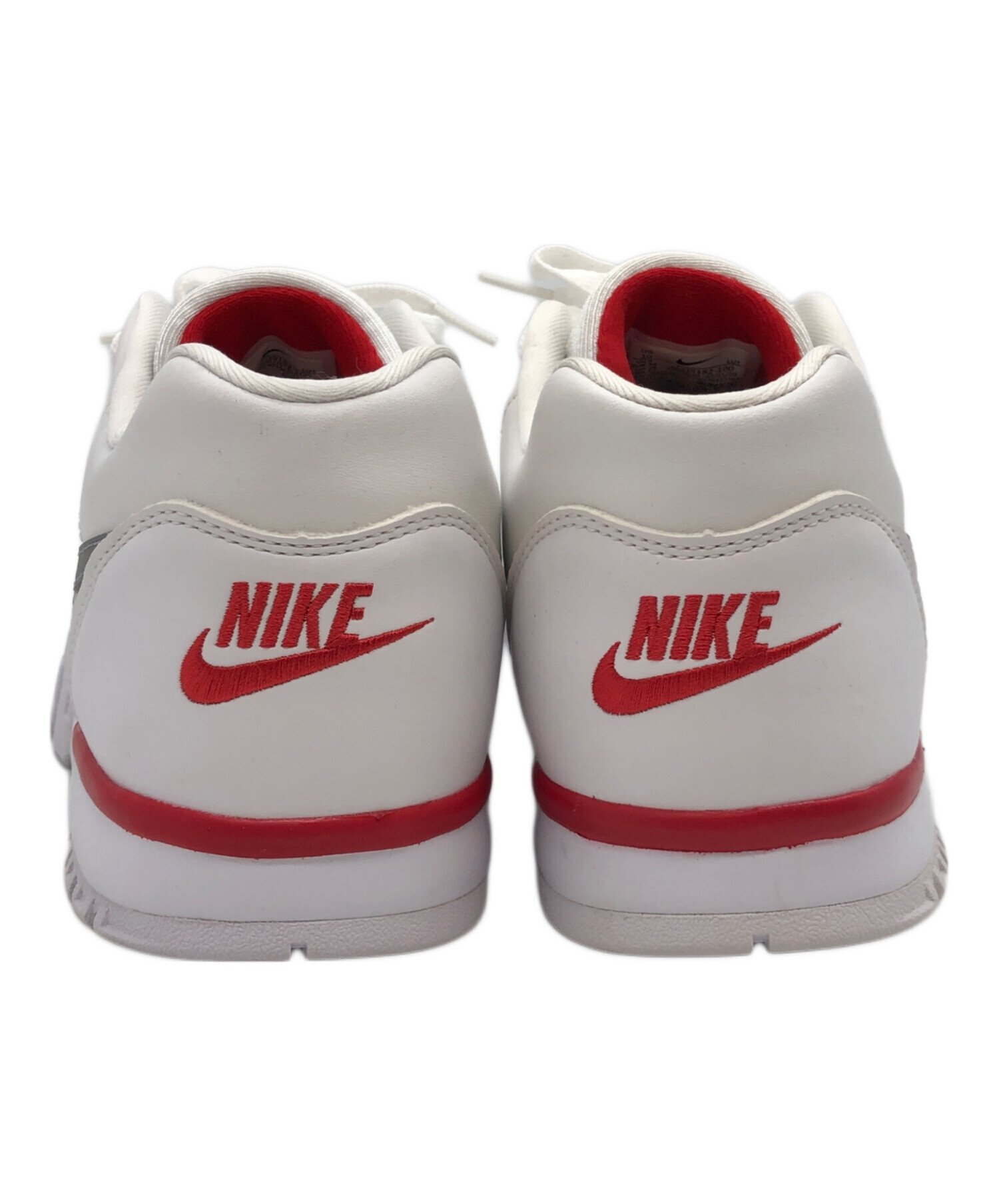 NIKE ナイキ スニーカー 27cm 白x赤 【古着】【中古】 中古・古着通販】NIKE (ナイキ) Nike Air Cross Trainer Low 'White