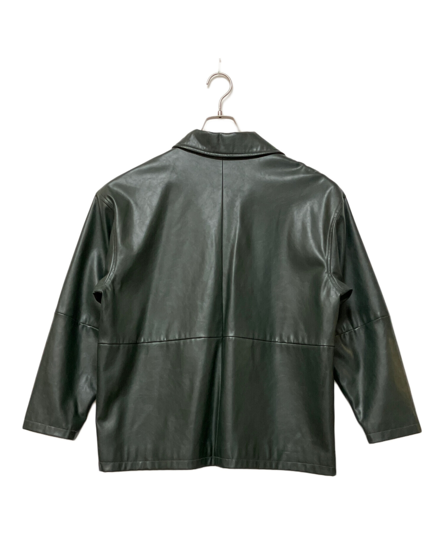 【未使用】moussy レザージャケット 中古・古着通販】moussy (マウジー) フェイクレザージャケット