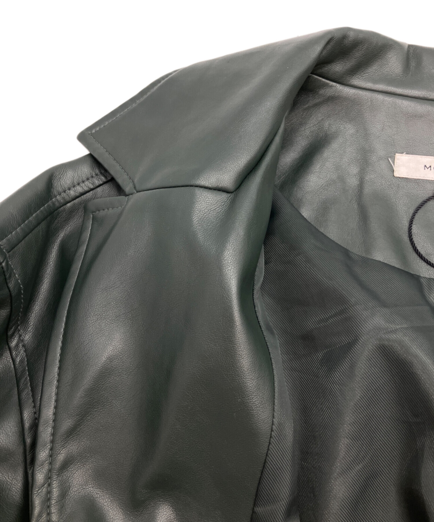 中古・古着通販】moussy (マウジー) フェイクレザージャケット