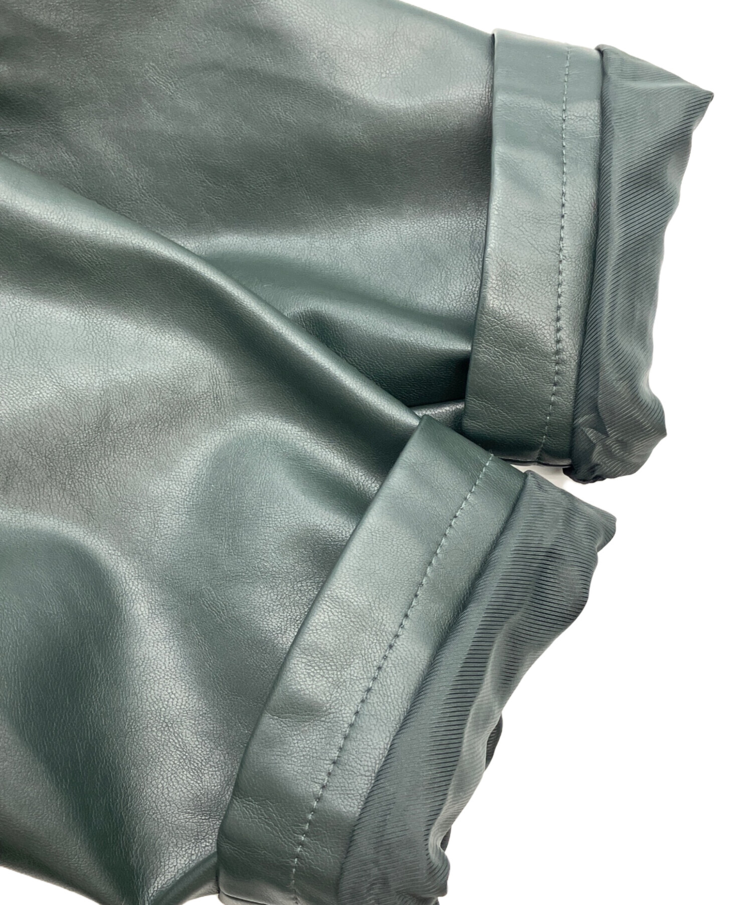 中古・古着通販】moussy (マウジー) フェイクレザージャケット