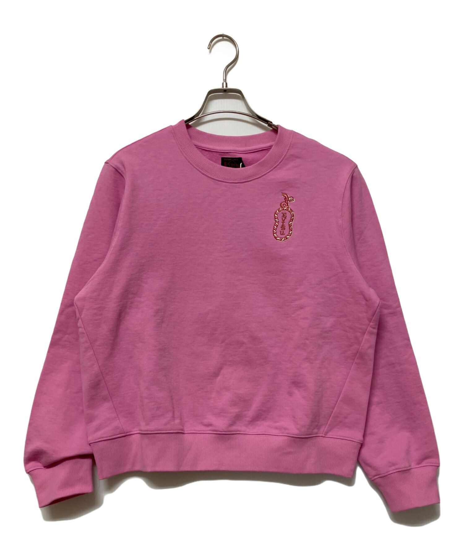 中古・古着通販】EVISU (エヴィス) クルーネックスウェット ピンク
