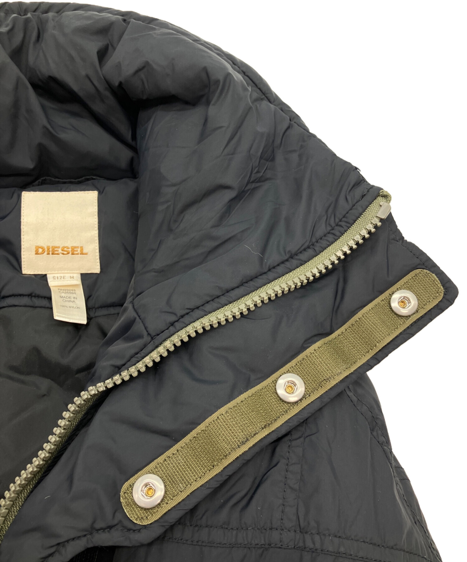 中古・古着通販】DIESEL (ディーゼル) ジップジャケット ブラック