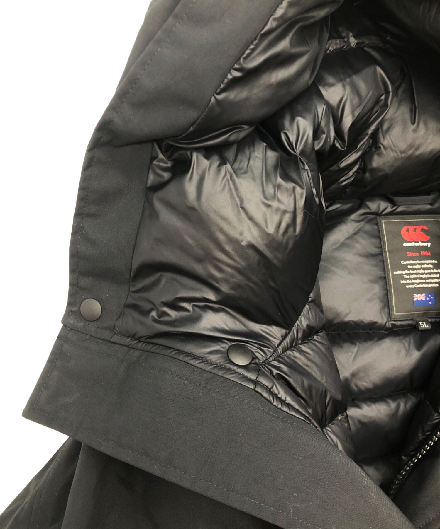 中古・古着通販】Canterbury (カンタベリー) ダウンコート ブラック