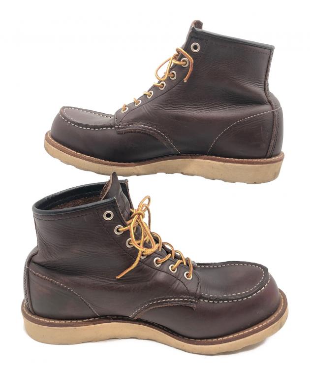 RED WING SHOES ブラウンブーツ USA 9 約27センチ 中古・古着通販】RED WING (レッドウィング) ブーツ ブラウン サイズ
