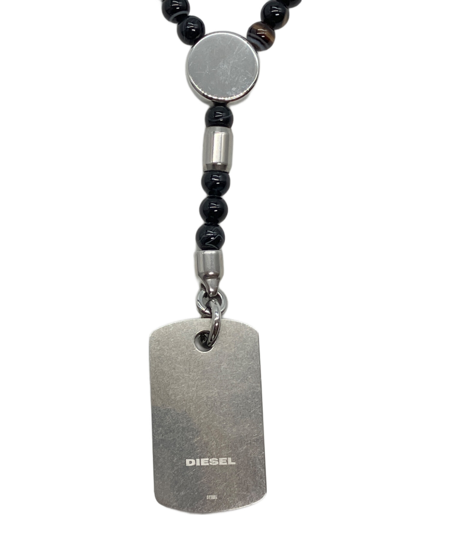 中古・古着通販】DIESEL (ディーゼル) ネックレス ブラック｜ブランド