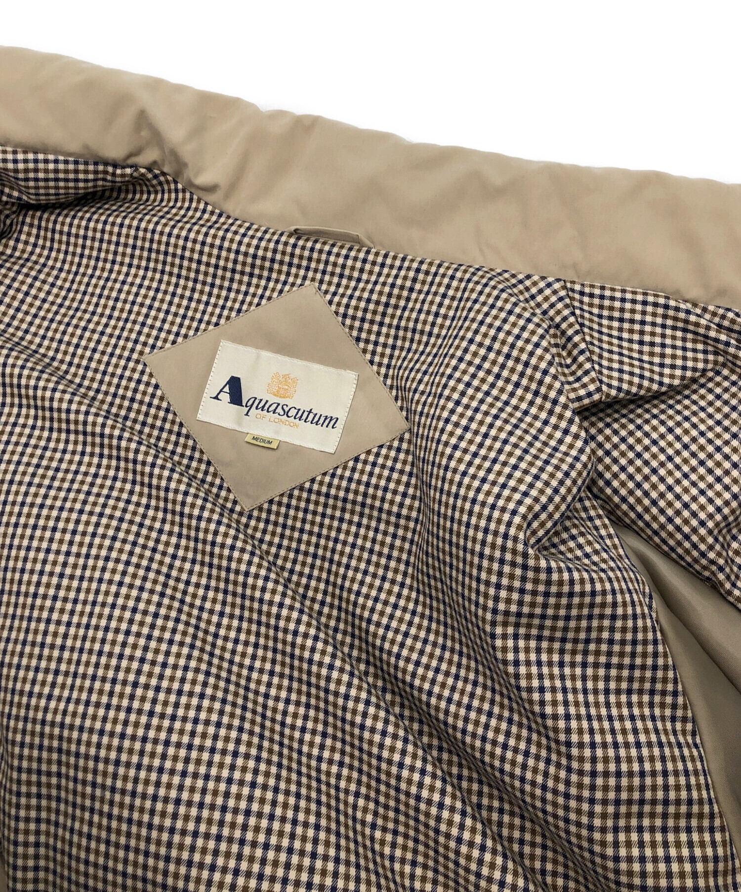 中古・古着通販】Aquascutum (アクアスキュータム) ダウンジャケット