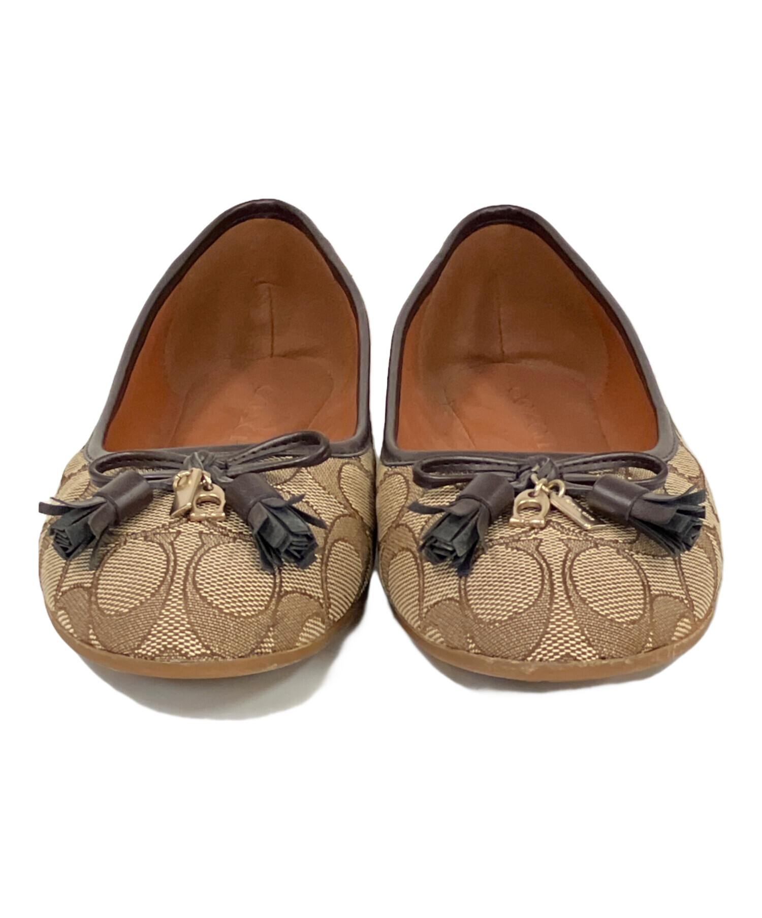 中古・古着通販】COACH (コーチ) パンプス ブラウン サイズ:23.5