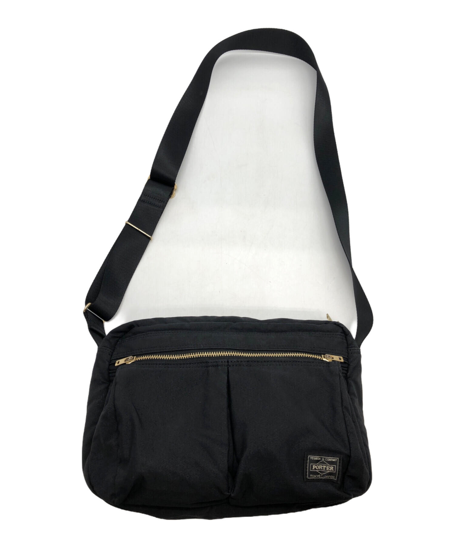 中古・古着通販】PORTER (ポーター) ショルダーバッグ（s） ブラック