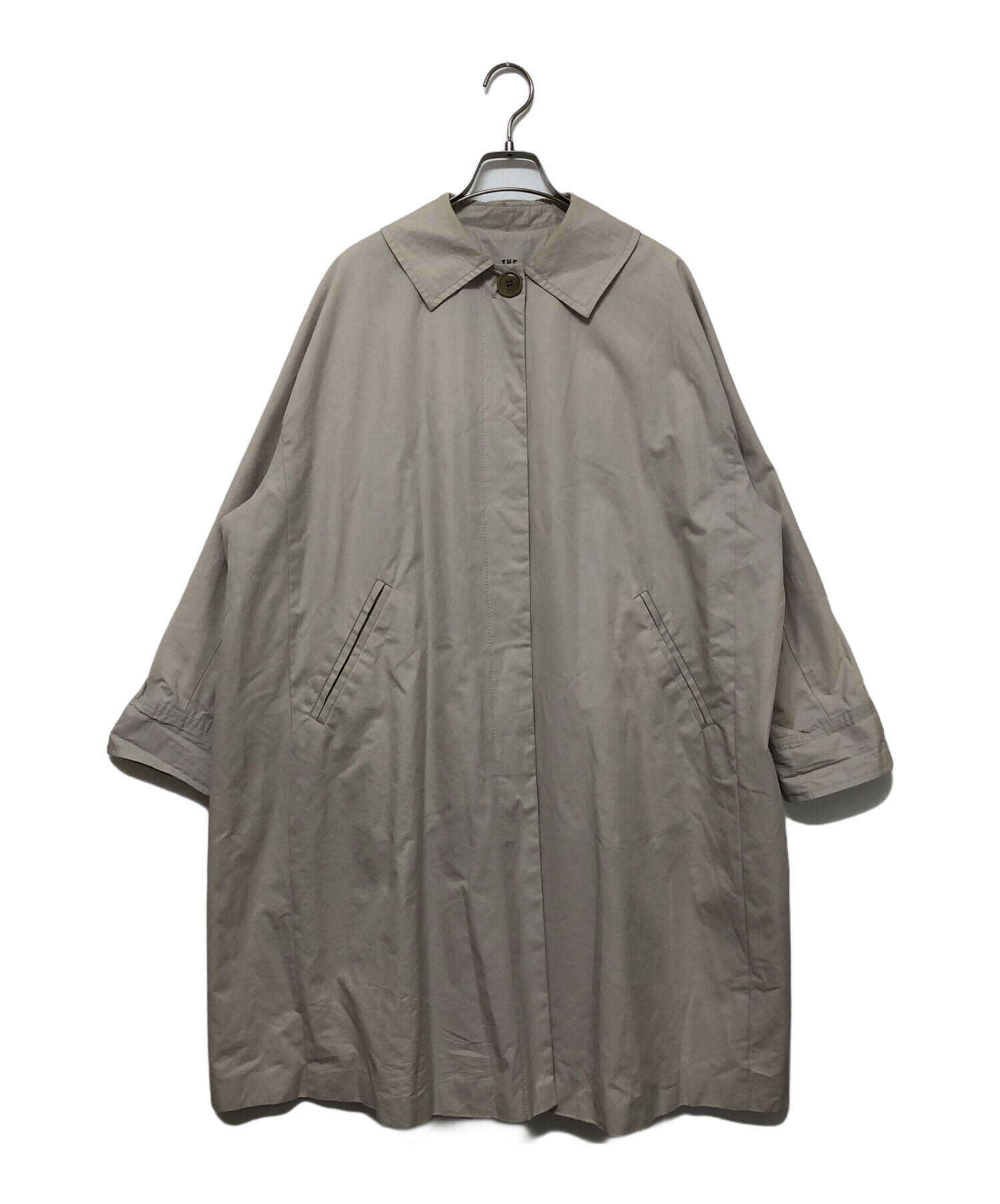 中古・古着通販】pual ce cin (ピュアルセシン) コート ベージュ 