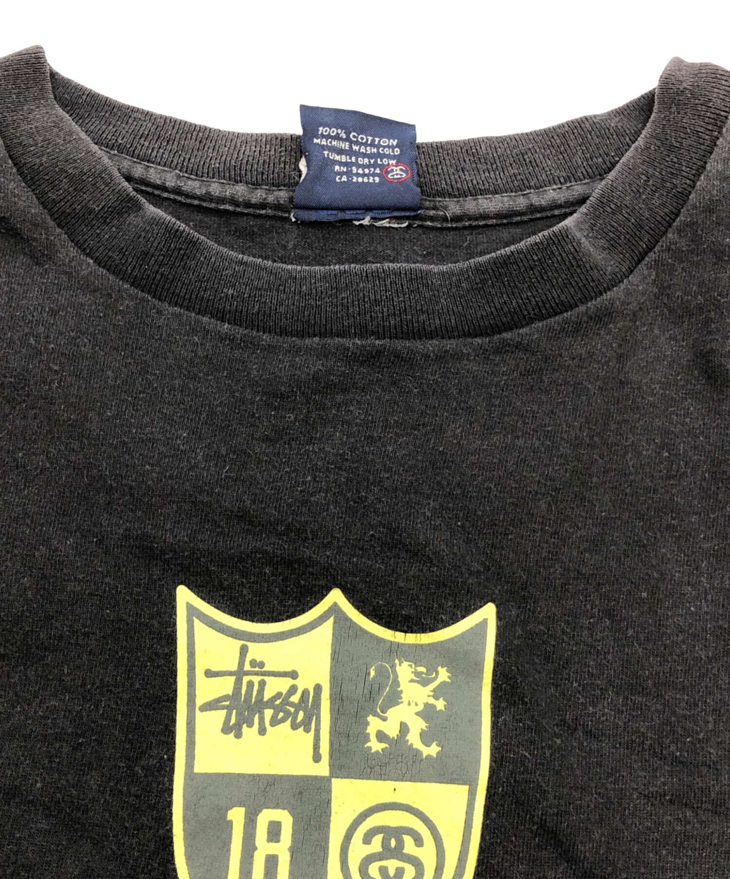中古・古着通販】stussy (ステューシー) 半袖Tシャツ ネイビー サイズ
