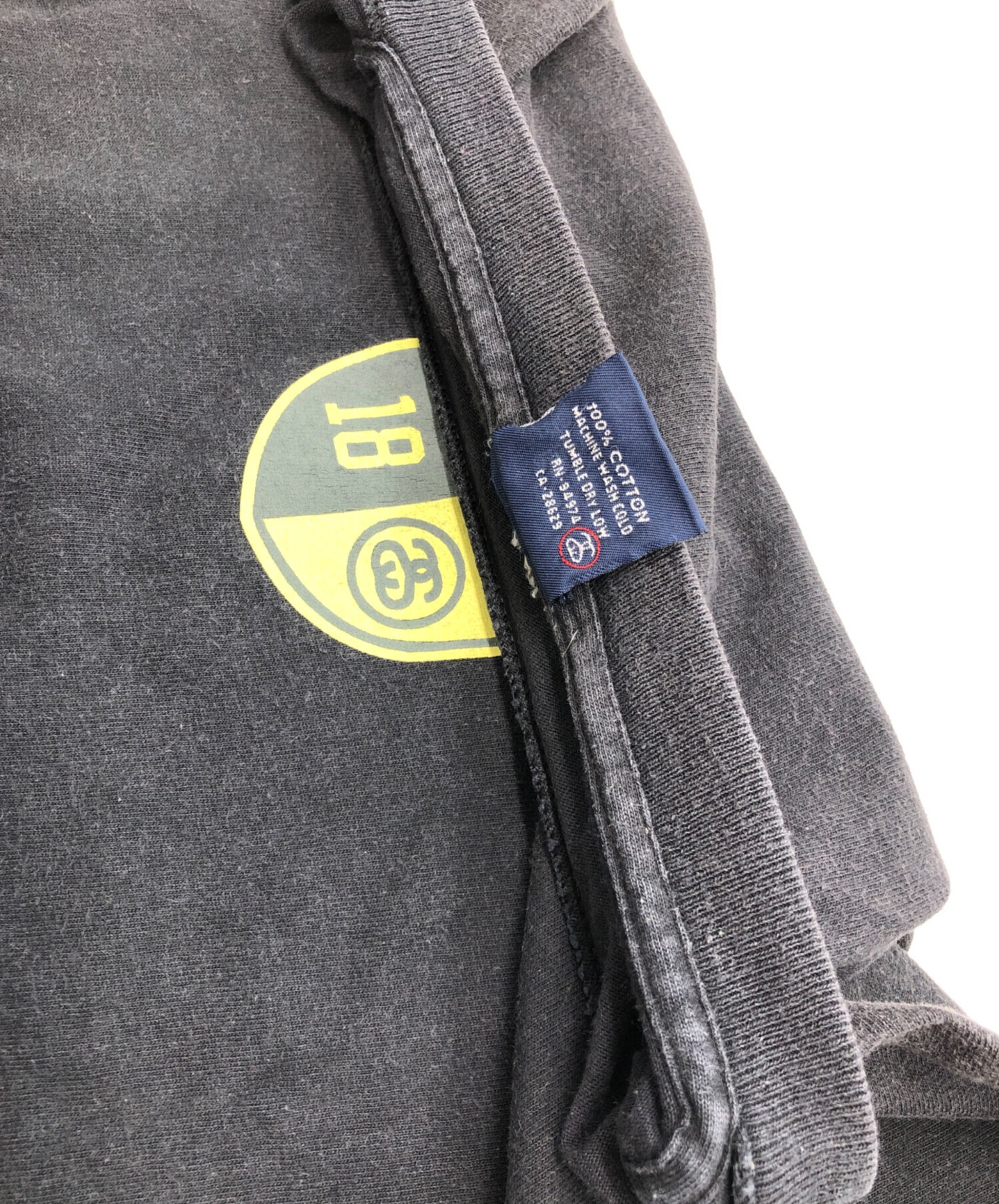 中古・古着通販】stussy (ステューシー) 半袖Tシャツ ネイビー サイズ