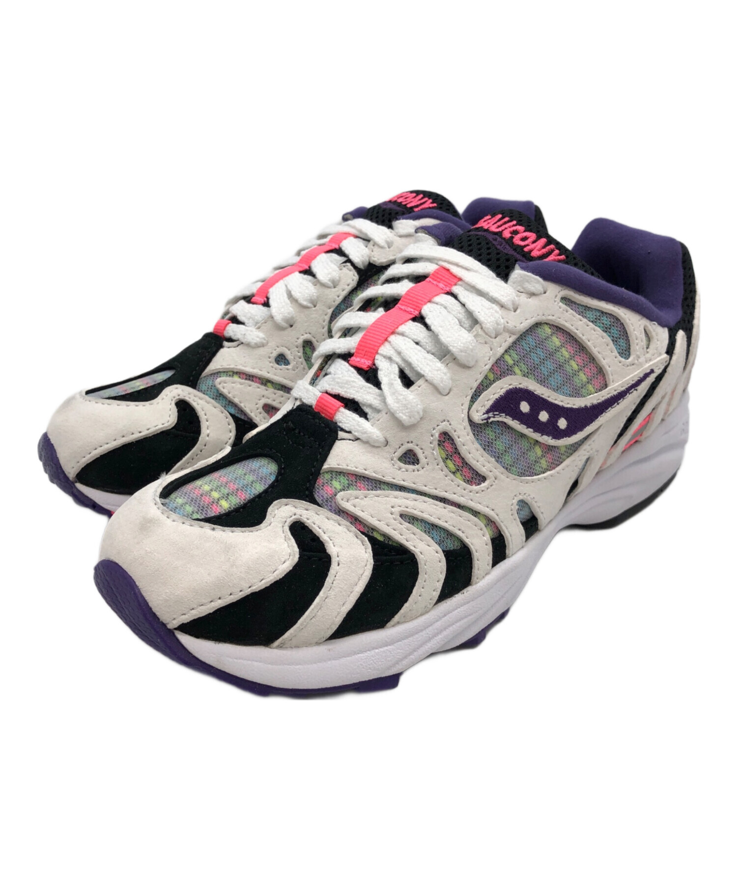 中古・古着通販】SAUCONY (サッカニー) スニーカー ホワイト×パーㇷ゚