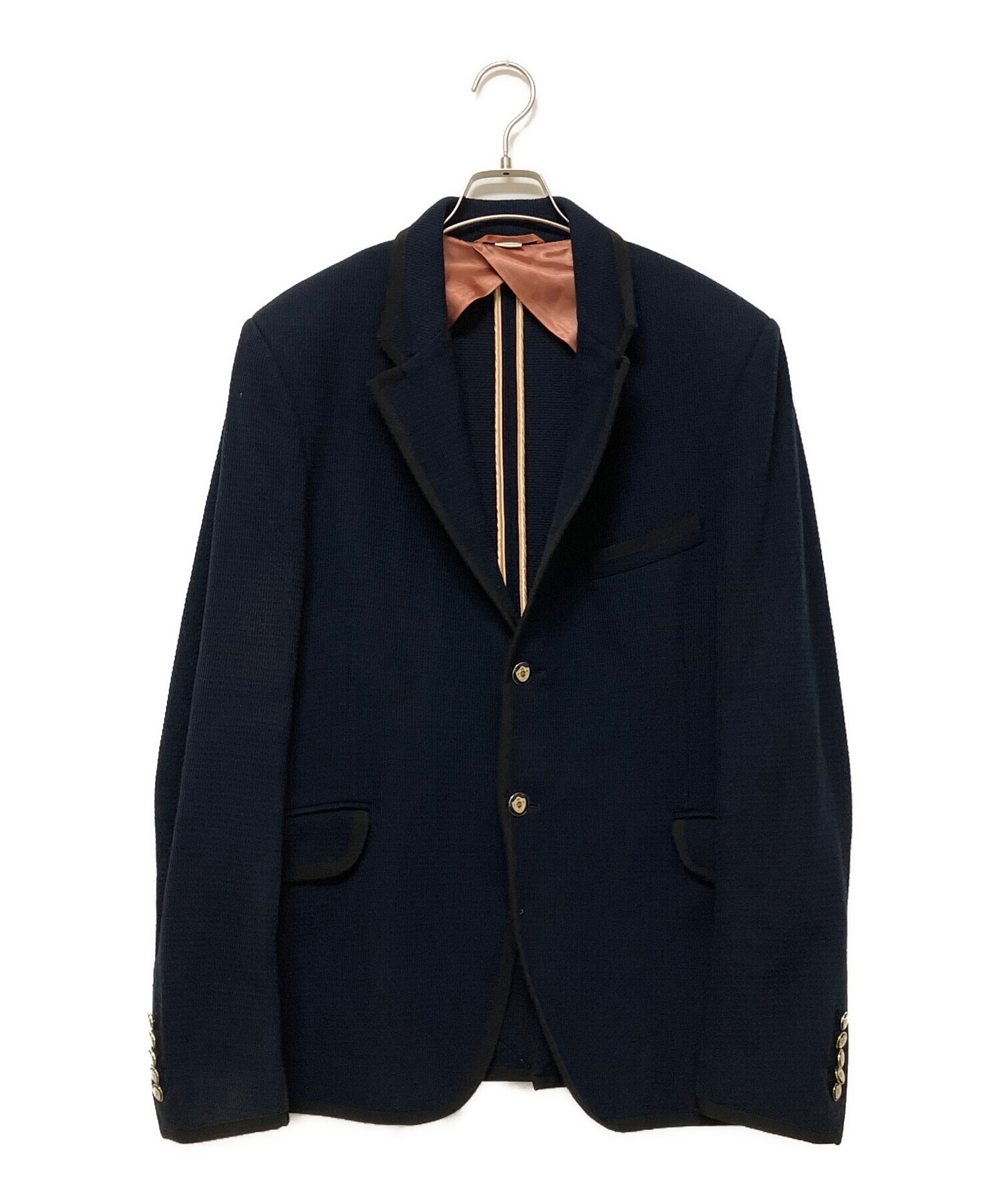 中古・古着通販】GUCCI (グッチ) テーラードジャケット ネイビー