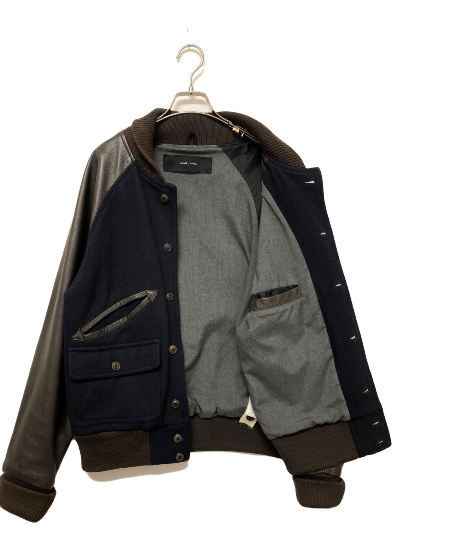 中古・古着通販】wings+horns (ウィングスアンドホーン) スタジャン