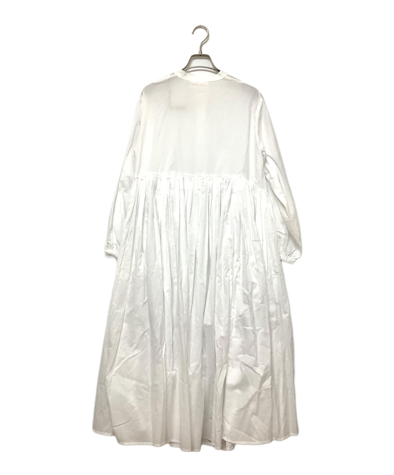 中古・古着通販】BEARDSLEY (ビアズリー) シャツワンピース ホワイト