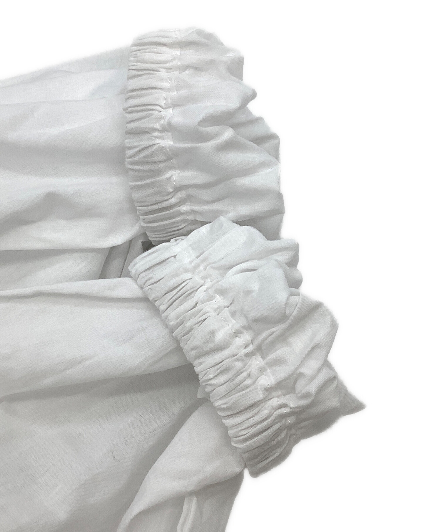 中古・古着通販】BEARDSLEY (ビアズリー) シャツワンピース ホワイト