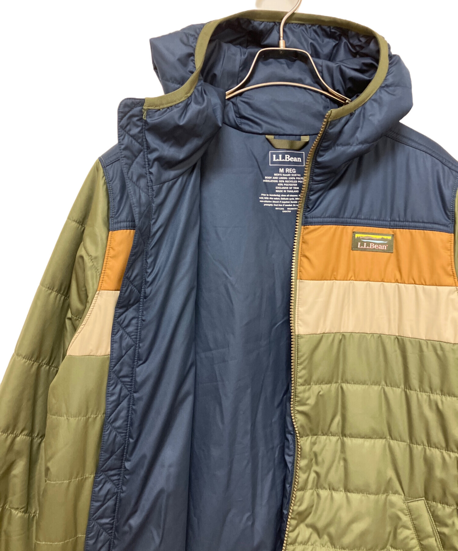 中古・古着通販】L.L.Bean (エルエルビーン) 中綿ジャケット グリーン